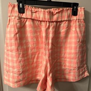 Lou and grey linen gingham shorts